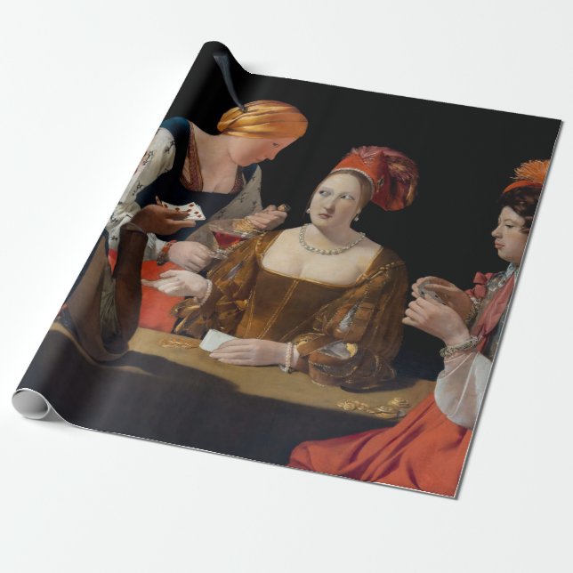Georges de la Tour - Chost with Ace of Diamonds Presentpapper (Utrullad)