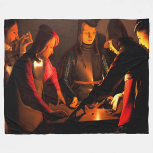 Georges de la Tour - Dices Players Fleecefilt