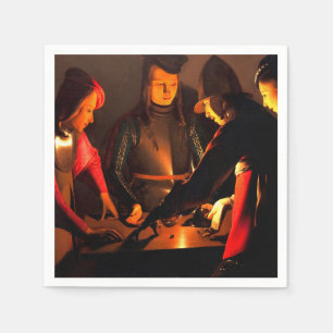 Georges de la Tour - Dices Players Pappersservett