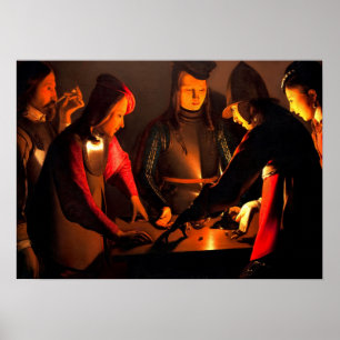 Georges de la Tour - Dices Players Poster
