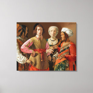 Georges de la Tour - Fortune Teller Canvastryck