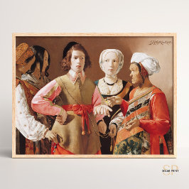 Georges de La Tour Fortune Teller Painting Art Poster