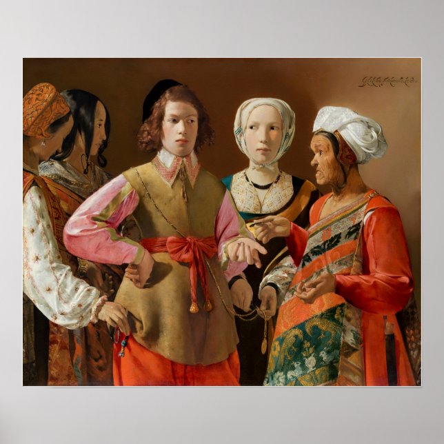 Georges de la Tour - Fortune Teller Poster (Framsidan)