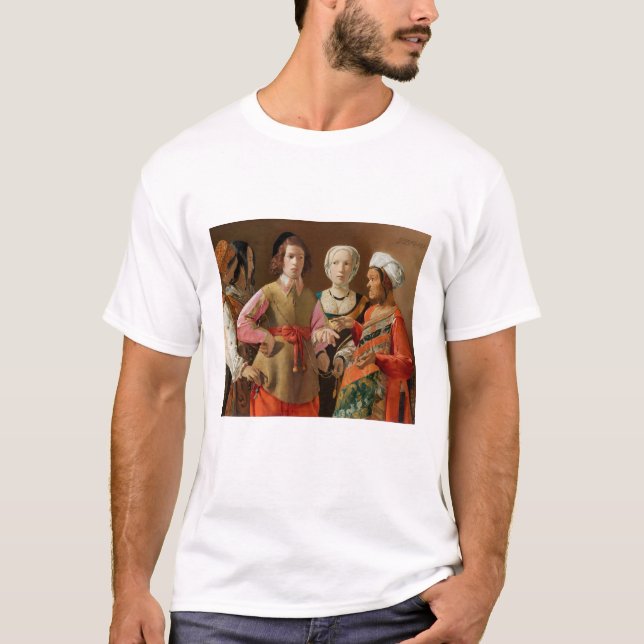 Georges de la Tour - Fortune Teller T Shirt (Framsida)