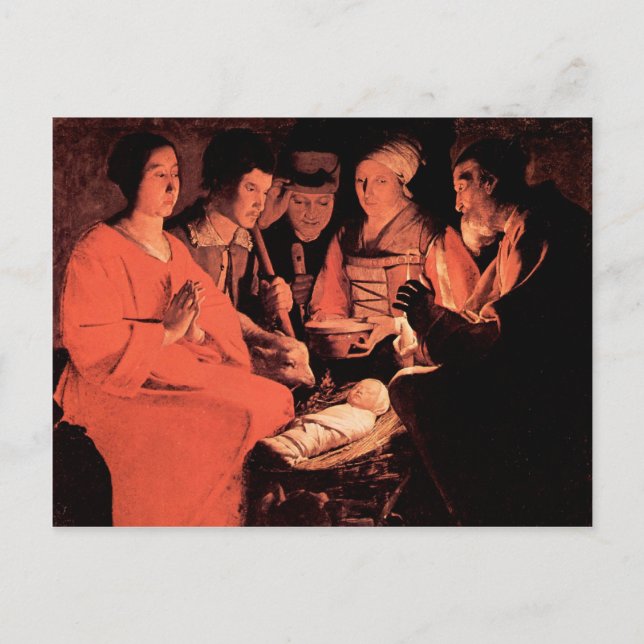 Georges de La Tours tillkännagivande av Shepherdse (Framsida)