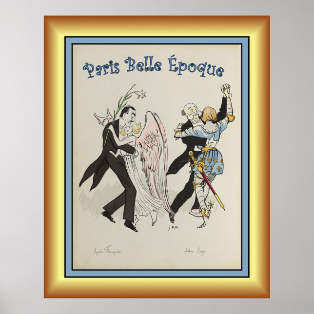 Georges Goursat ~ Paris Belle Époque ~1913 ~ Post Poster (Framsidan)