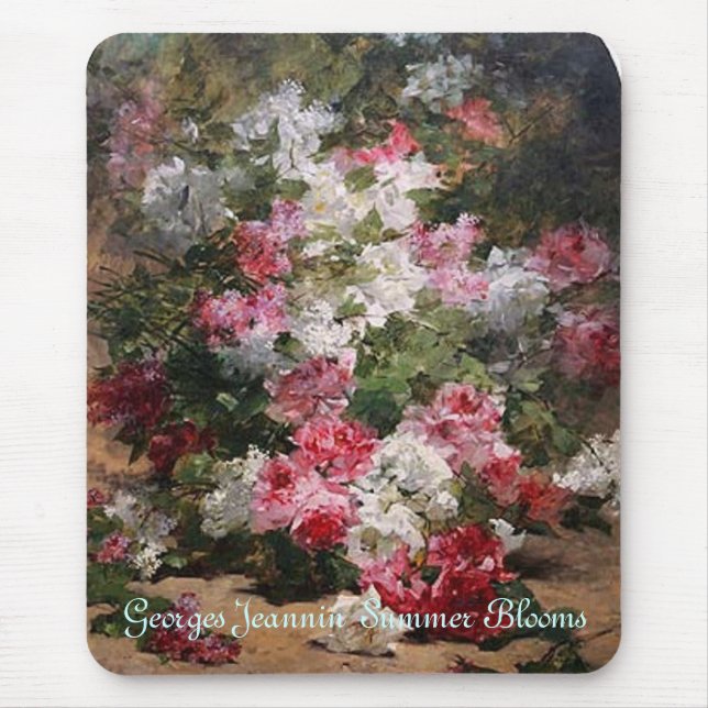 Georges Jeannin, sommarblommor Musmatta (Framsidan)