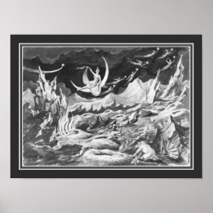Georges Méliès "resa till månen" Ca. 1902 Poster