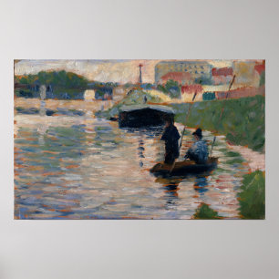 Georges Pierre Seurat beskådar av Seinen Poster