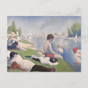Georges Pierre Seurat Bröder vid Asni � res 1884 Vykort