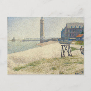 Georges Pierre Seurat   fyren på Honfleur Vykort