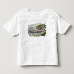 Georges Pierre Seurat hamn på Port-en-Bessin T-shirt