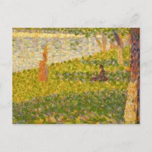 Georges Pierre Seurat Kvinnor på flodbanken, s Vykort
