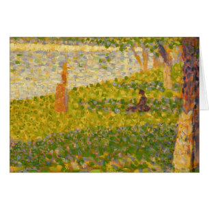 Georges Pierre Seurat kvinnor på flodstranden, Hälsningskort