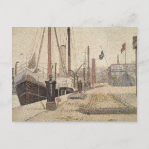 Georges Pierre Seurat La Maria at Honfleur, 1886 Vykort