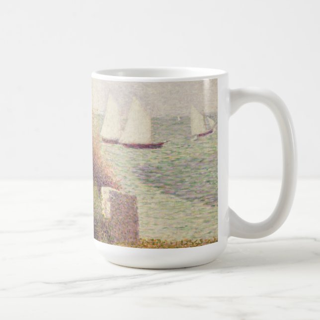 Georges Pierre Seurat | La Rade de Grandcamp Kaffemugg (Höger)