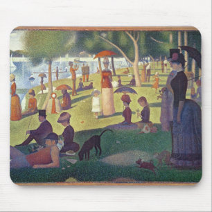 Georges Pierre Seurat Söndag Aktiv eftermiddag Musmatta