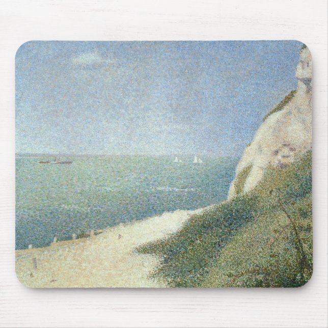 Georges Pierre Seurat | strand på Bas Butin, Musmatta (Framsidan)