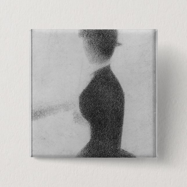 Georges Pierre Seurat | studie för Knapp (Framsida)