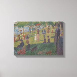 Georges Pierre Seurat Undersökning för A Sönd Canvastryck
