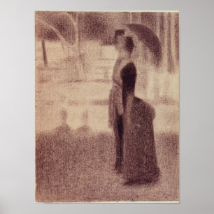 Georges Pierre Seurat Undersökning för Söndag ef Poster