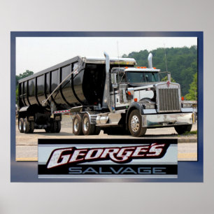 George's Salvage Lastbil Poster
