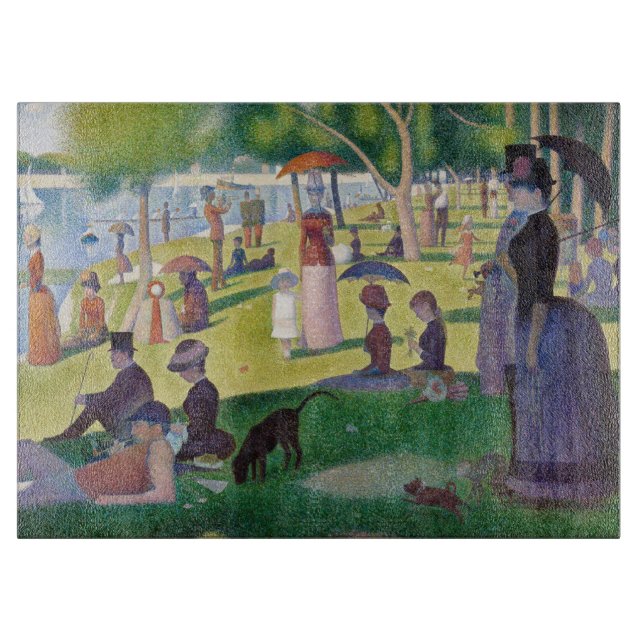 Georges Seurat - A Söndag på La Grande Jatte (Framsidan)