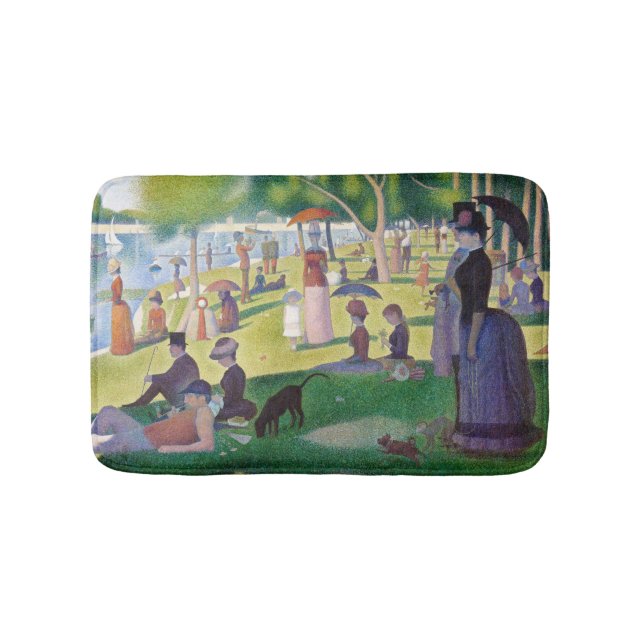 Georges Seurat - A Söndag på La Grande Jatte Badrumsmatta (Framsidan)