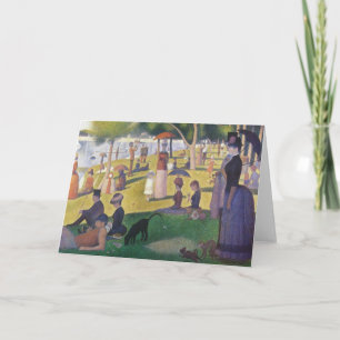 Georges Seurat - A Söndag på La Grande Jatte Helgkort