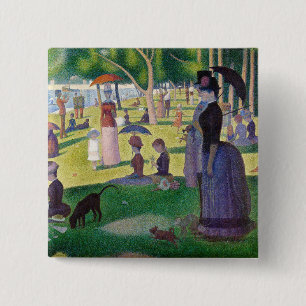 Georges Seurat - A Söndag på La Grande Jatte Knapp