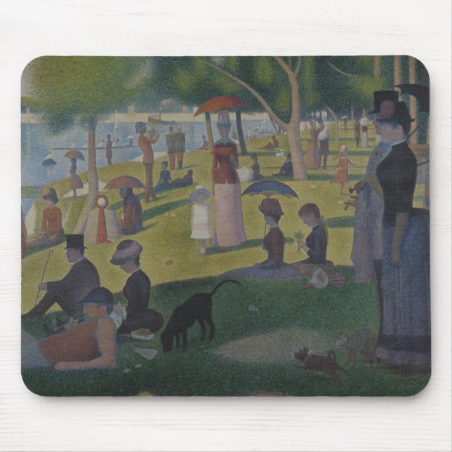Georges Seurat - A Söndag på La Grande Jatte Musmatta (Framsidan)
