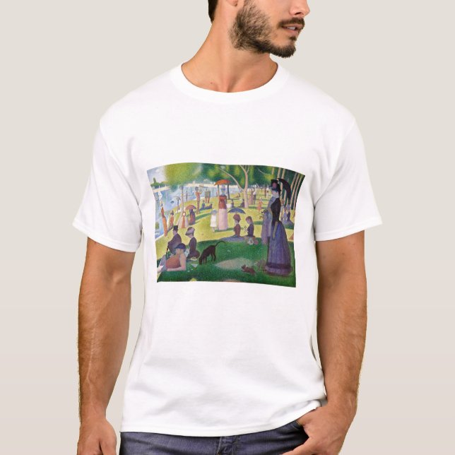 Georges Seurat - A Söndag på La Grande Jatte T Shirt (Framsida)