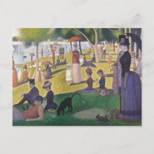 Georges Seurat - A Söndag på La Grande Jatte Vykort