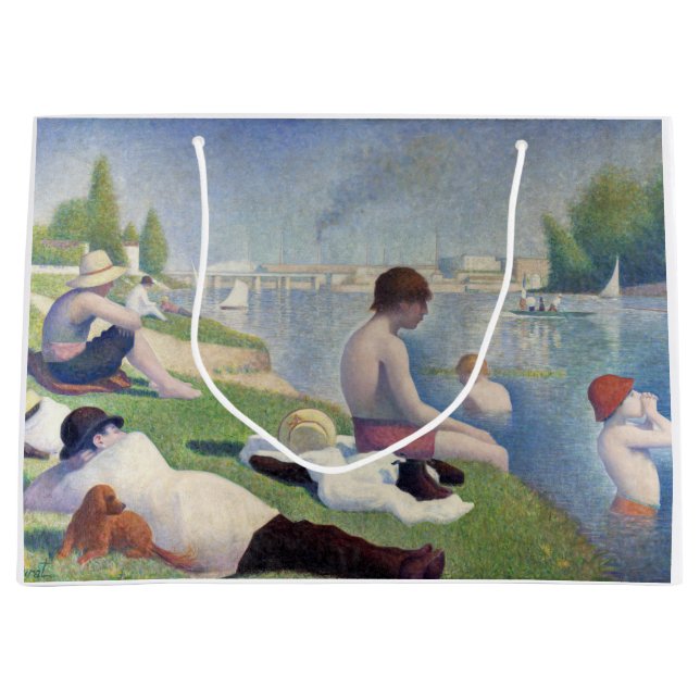 Georges Seurat — Badande vid Asnieres (Framsidan)