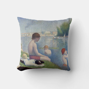Georges Seurat - Badande vid Asnieres Kudde