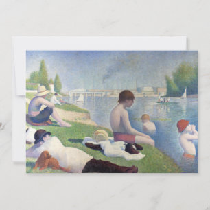 Georges Seurat - Bathers at Asnieres Inbjudningar