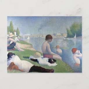 Georges Seurat Bathers i Asnières Vykort