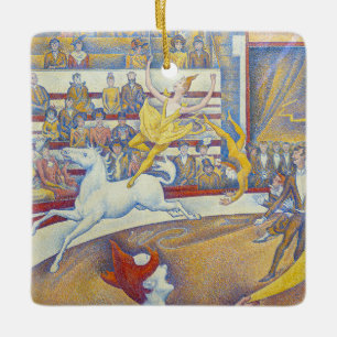 Georges Seurat - Circus Julgransprydnad Keramik