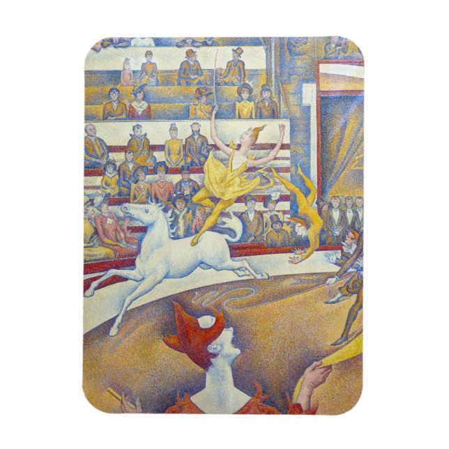 Georges Seurat - Circus Magnet (Vertikal)