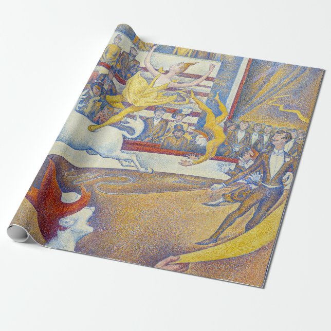 Georges Seurat - Circus Presentpapper (Utrullad)