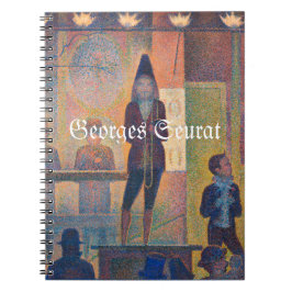 Georges Seurat Circus Sideshow Anteckningsbok