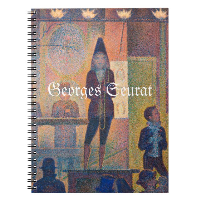 Georges Seurat Circus Sideshow Anteckningsbok (Framsidan)