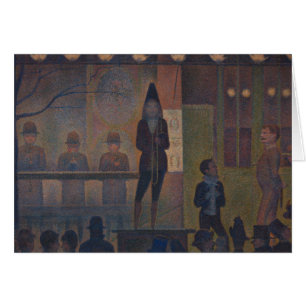 Georges Seurat - Circus Sideshow Hälsningskort