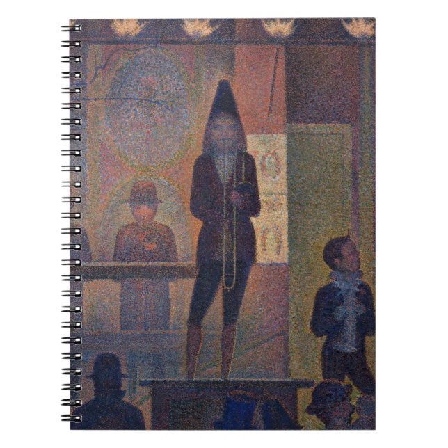 Georges Seurat - Circus Slideshow Anteckningsbok (Framsidan)