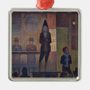 Georges Seurat - Circus Slideshow Julgransprydnad Metall