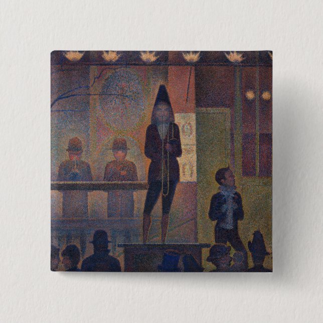 Georges Seurat - Circus Slideshow Knapp (Framsida)
