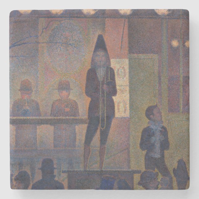 Georges Seurat - Circus Slideshow Stenunderlägg (Framsidan)