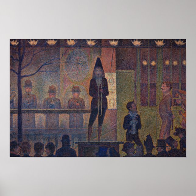 Georges Seurat - Cirkus Bildspel Poster (Framsidan)