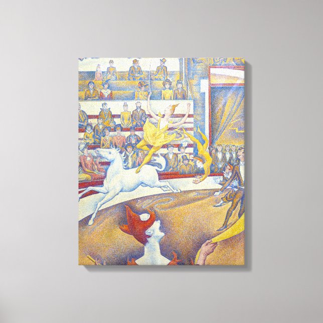 Georges Seurat - Cirkus Canvastryck (Framsida)
