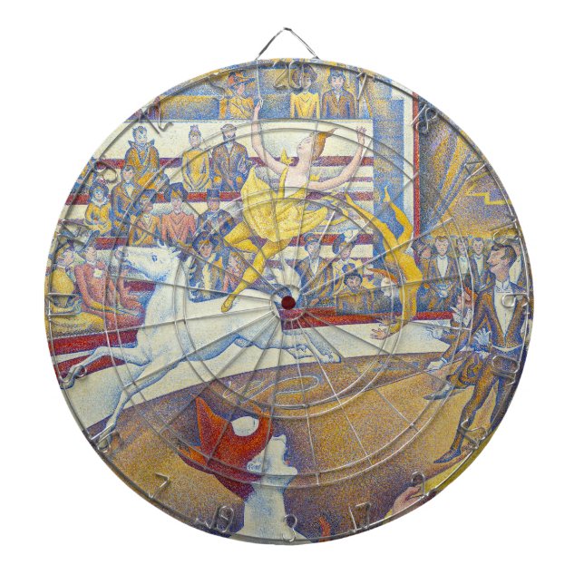 Georges Seurat - Cirkus Darttavla (Framsidan)